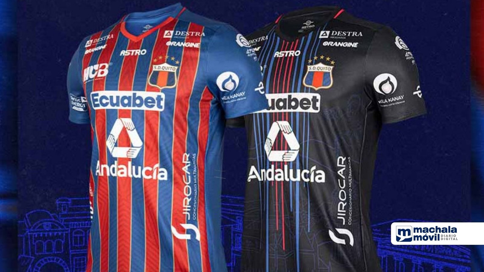 Deportivo Quito reveló sus nuevas camisetas para la temporada 2024 de