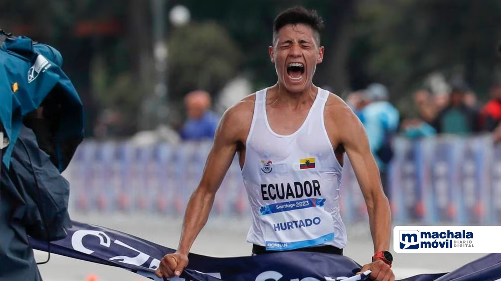 Marchista Ecuatoriano David Hurtado Gana En Los 10 Kilómetros En La