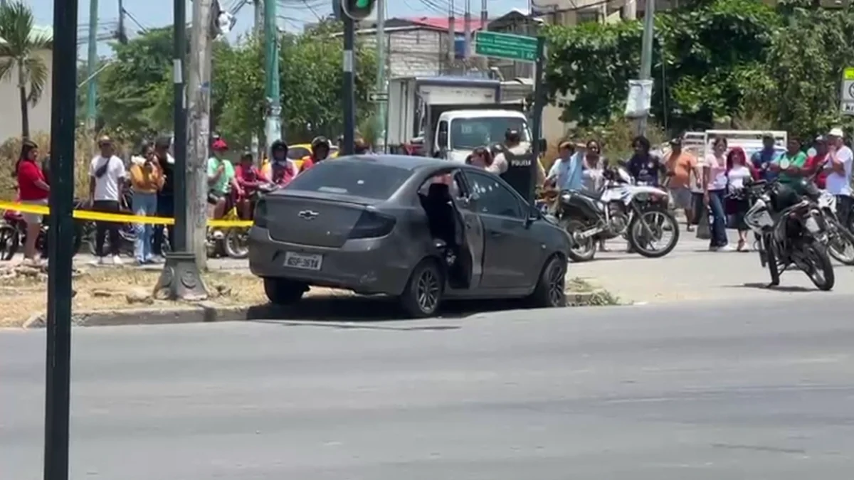 Ataque armado en plena vía deja dos muertos en el sur de Machala