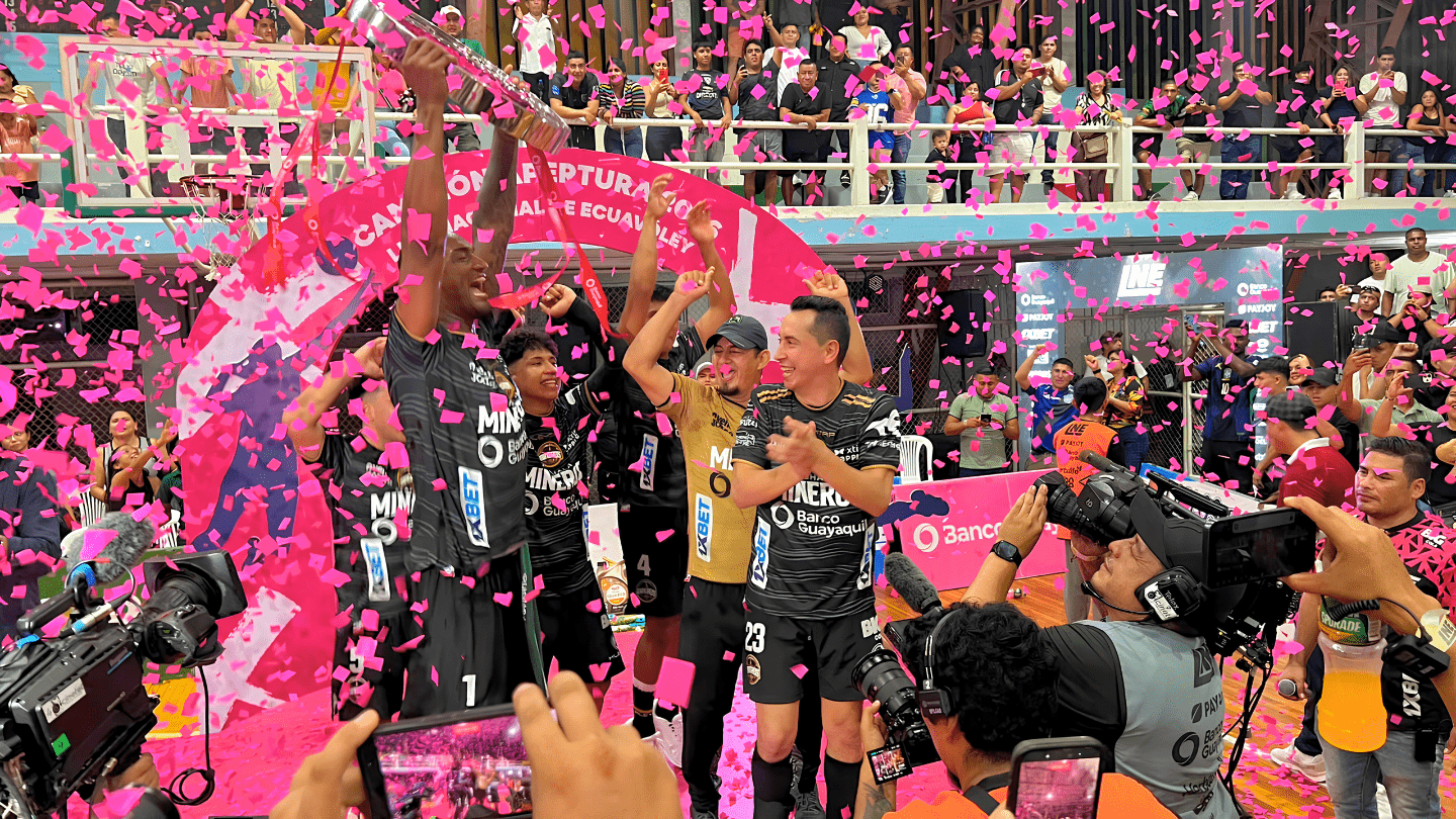 Machala Mineros conquista el título del Apertura 2026 de la Liga Nacional de Ecuavóley