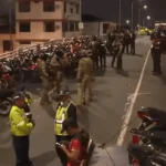 Más de 100 motocicletas fueron retenidas durante operativo contra rodadas en Guayaquil